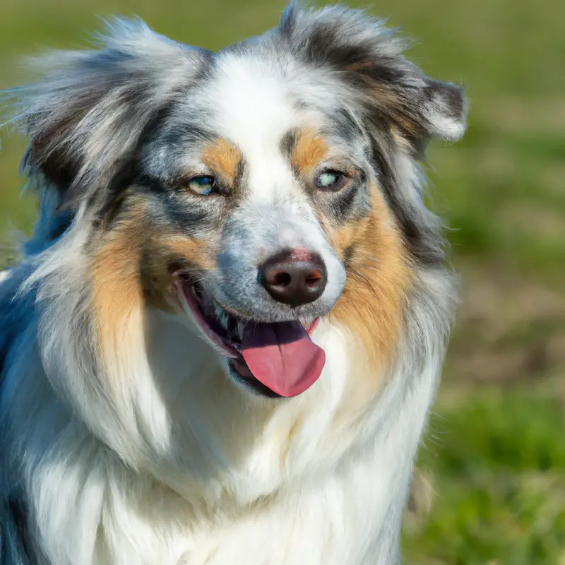 Friendly attentive dog.