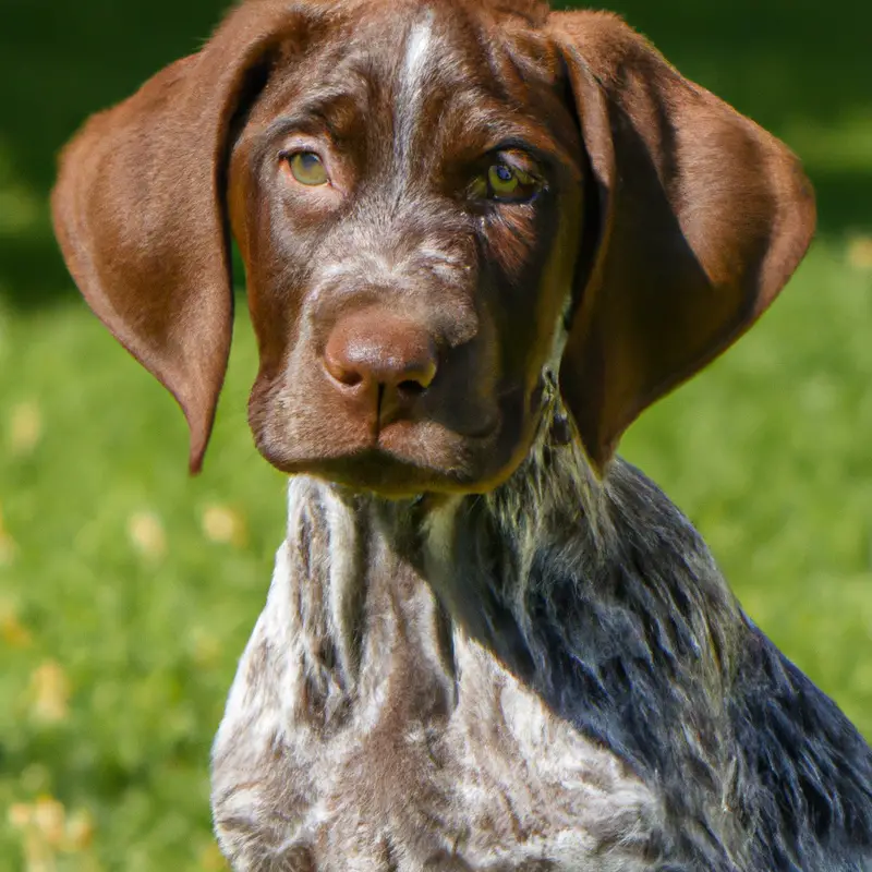 German Shorthaired Pointer at the dog park