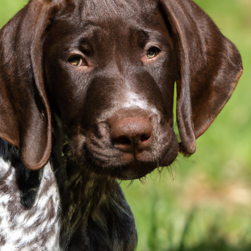 German Shorthaired Pointer chewing toy