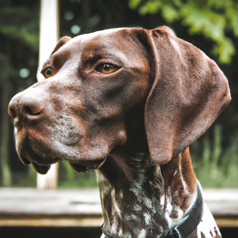 German Shorthaired Pointer obedience training.