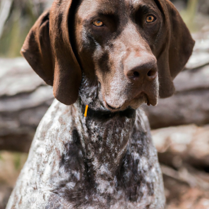 German Shorthaired Pointer playing with other dogs.