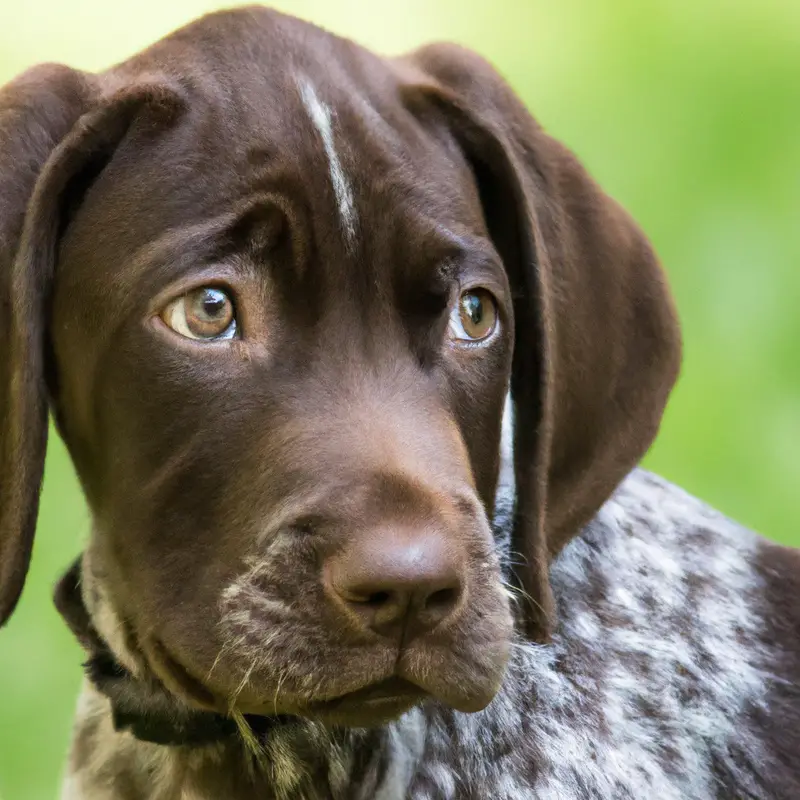 German Shorthaired Pointer stressed