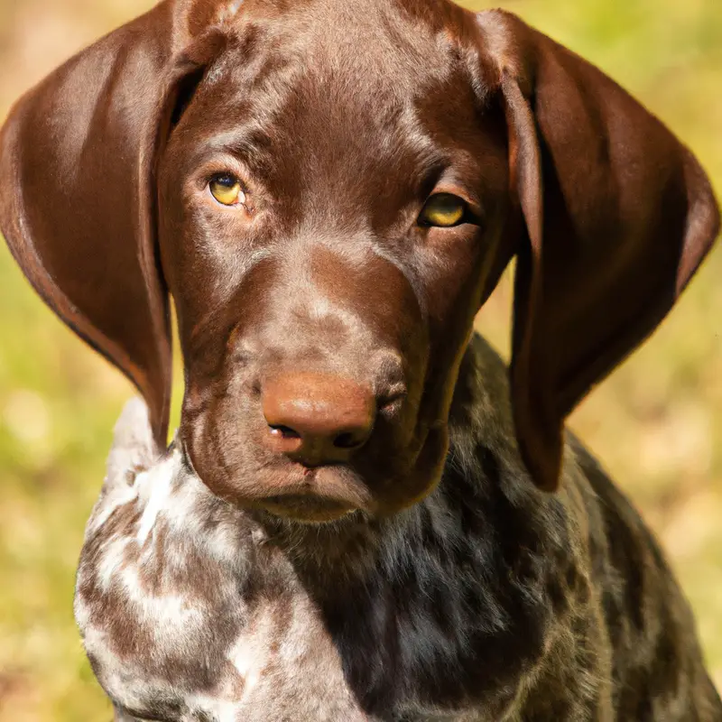 German Shorthaired Pointer with clean ears.