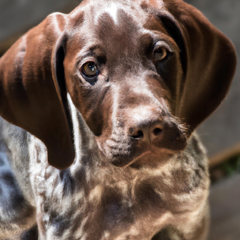 German Shorthaired Pointer with clean ears