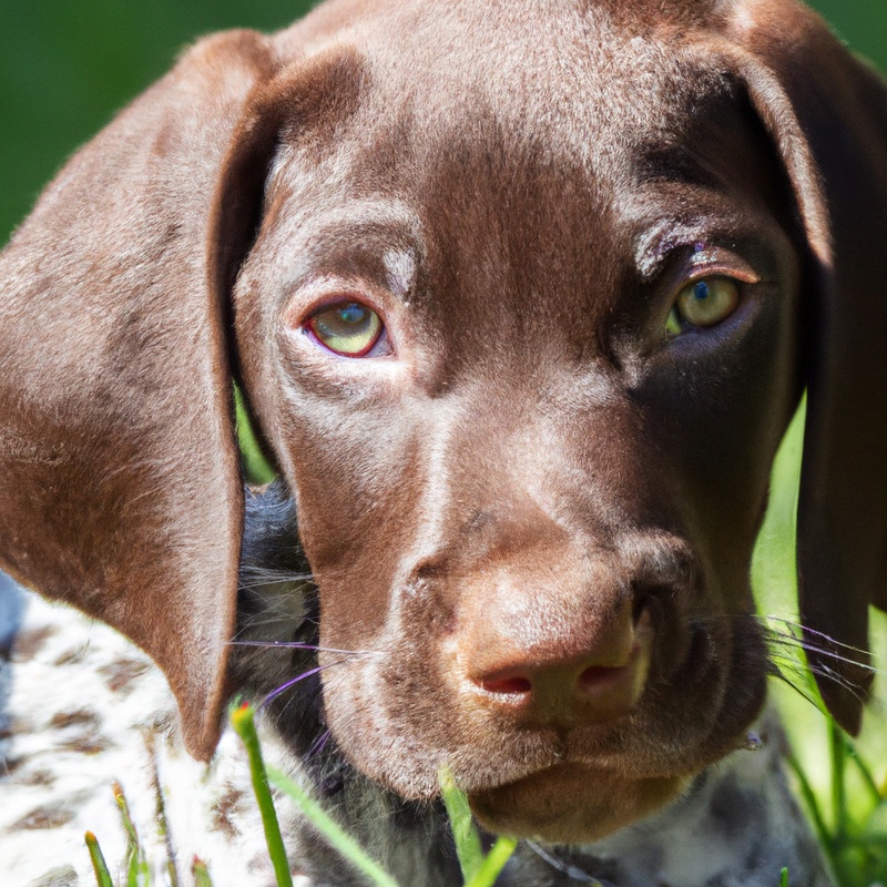 German Shorthaired Pointer with ear infection.