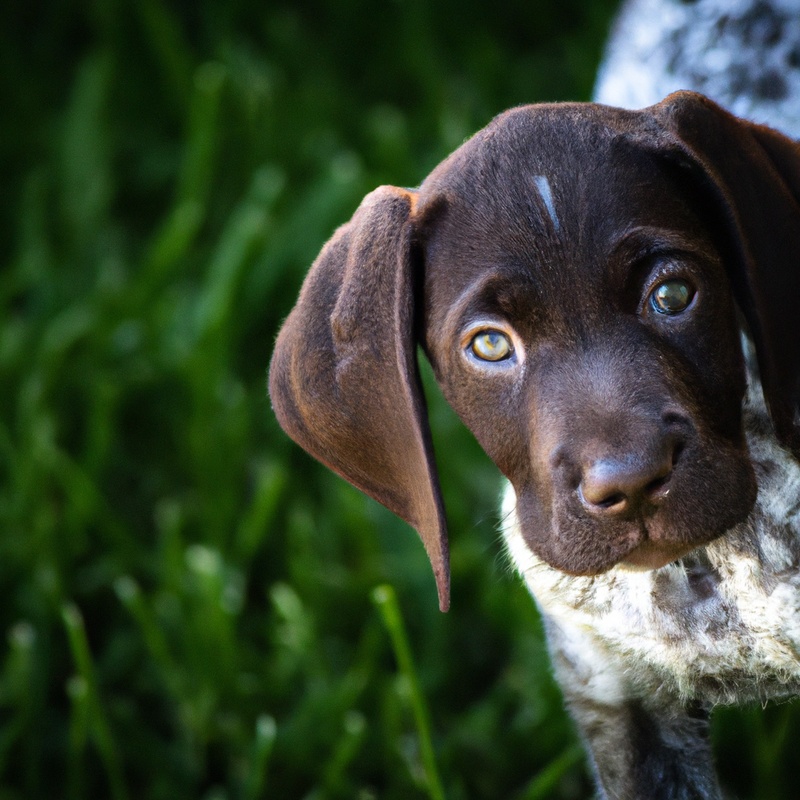 German Shorthaired Pointer with inflamed ear.