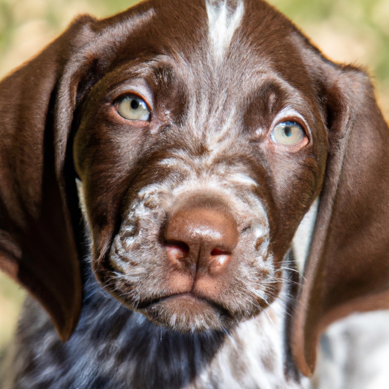 German Shorthaired Pointer with shiny coat