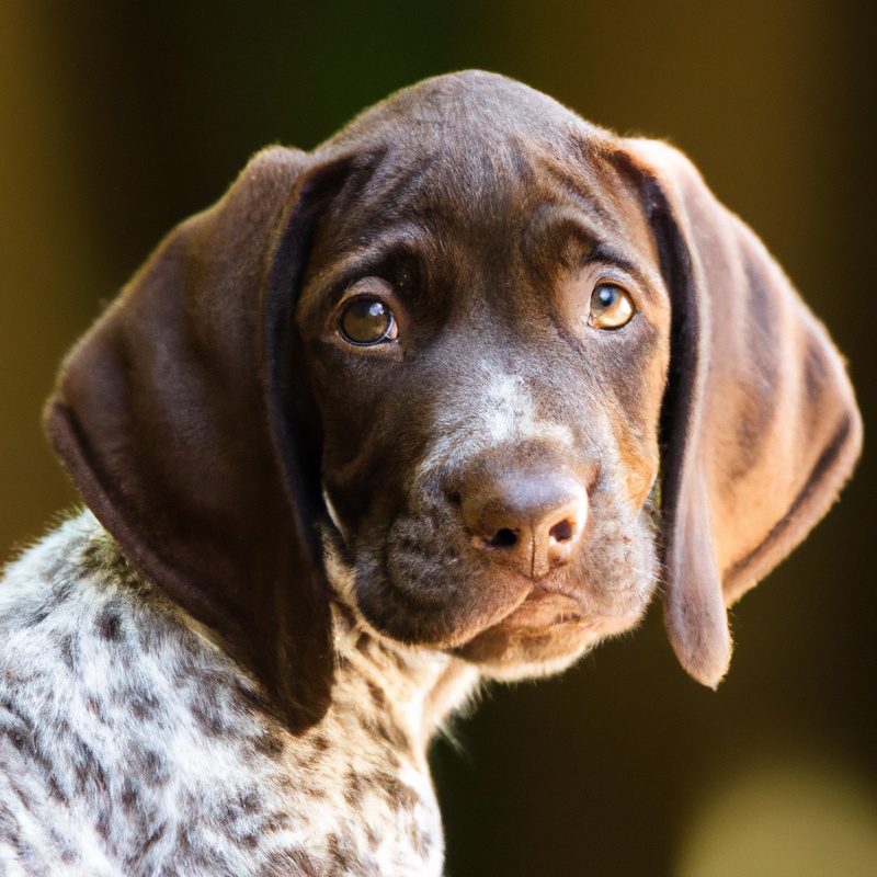 German Shorthaired Pointer with toothache