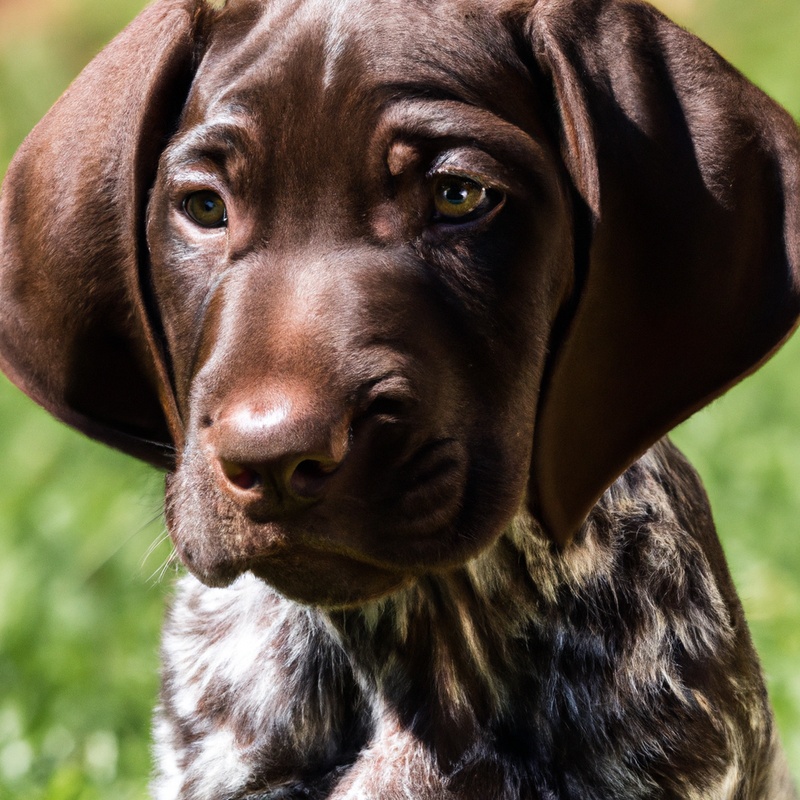German Shorthaired Pointer with toy.