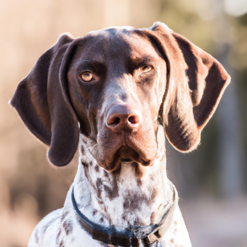 Happy German Shorthaired Pointer.