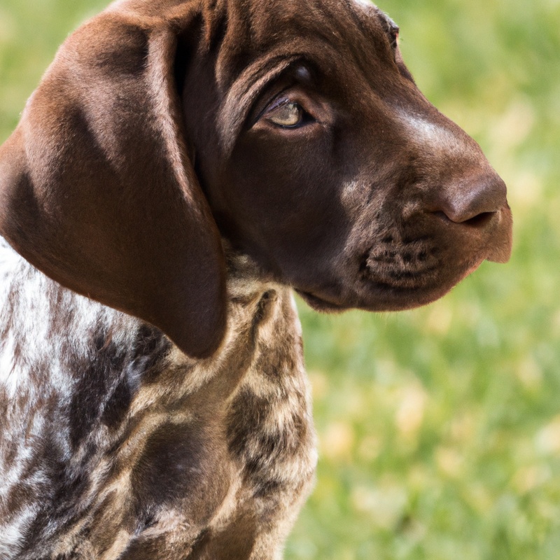Happy Grooming German Shorthaired Pointer
