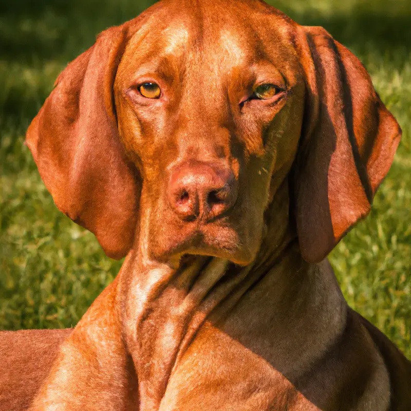 Happy Vizsla Socializing