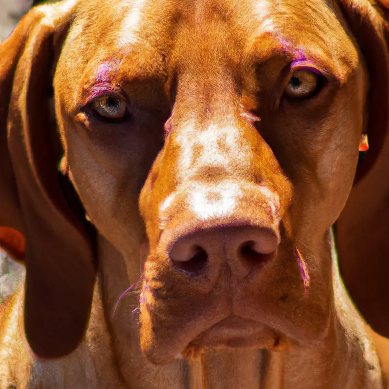 Indoor Vizsla workout