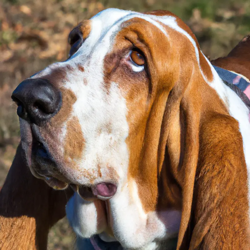 Lonely Basset Hound.