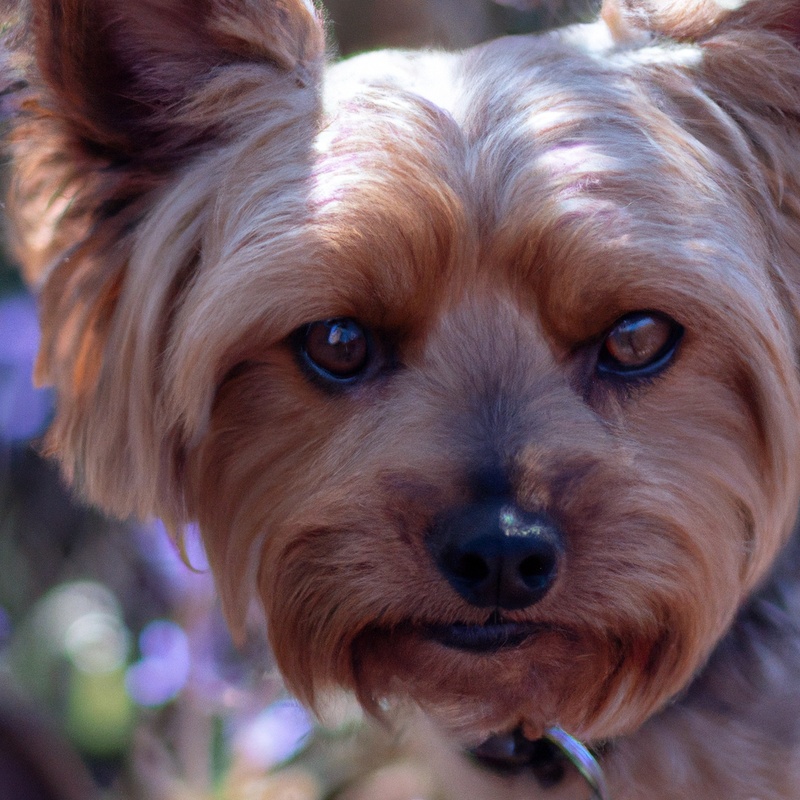 Loyal and independent Yorkshire Terrier.