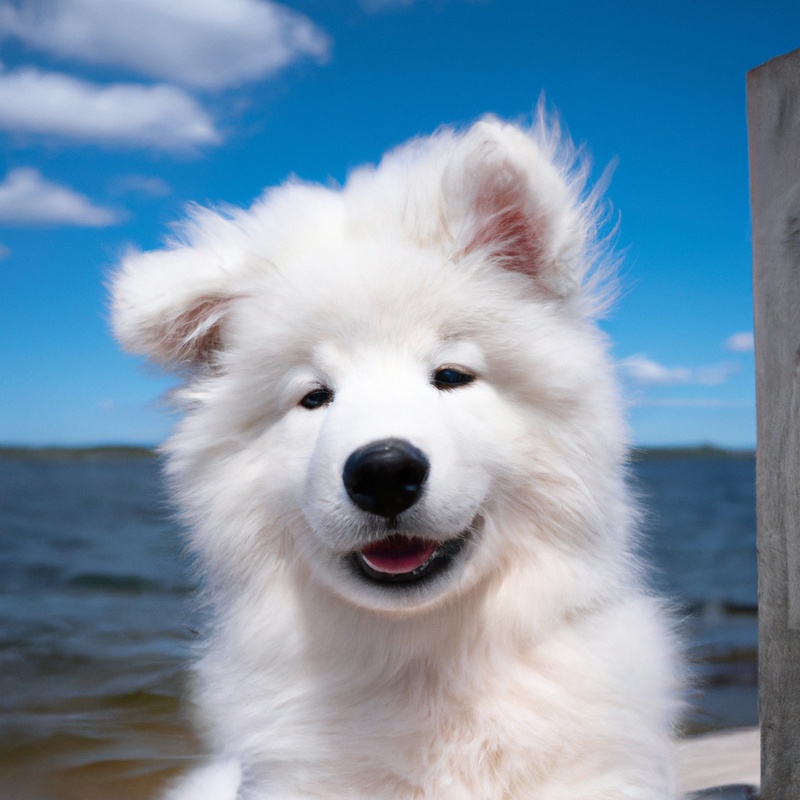 New Samoyed puppy