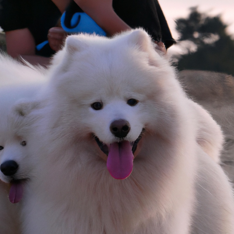 Samoyed Coat Colors: Snowy White, Creamy, Biscuit, and Honey.