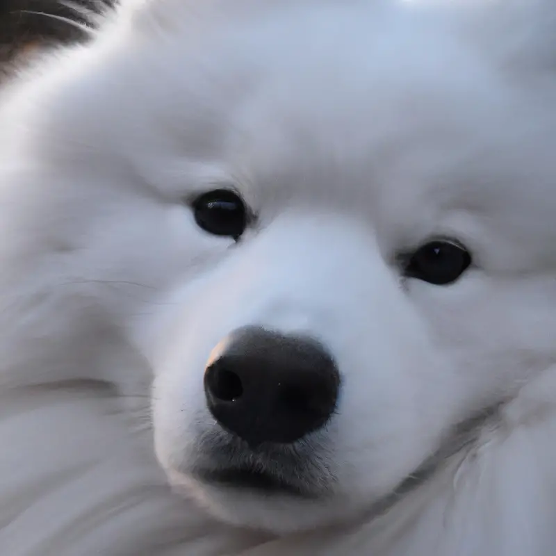 Samoyed Cooling Off