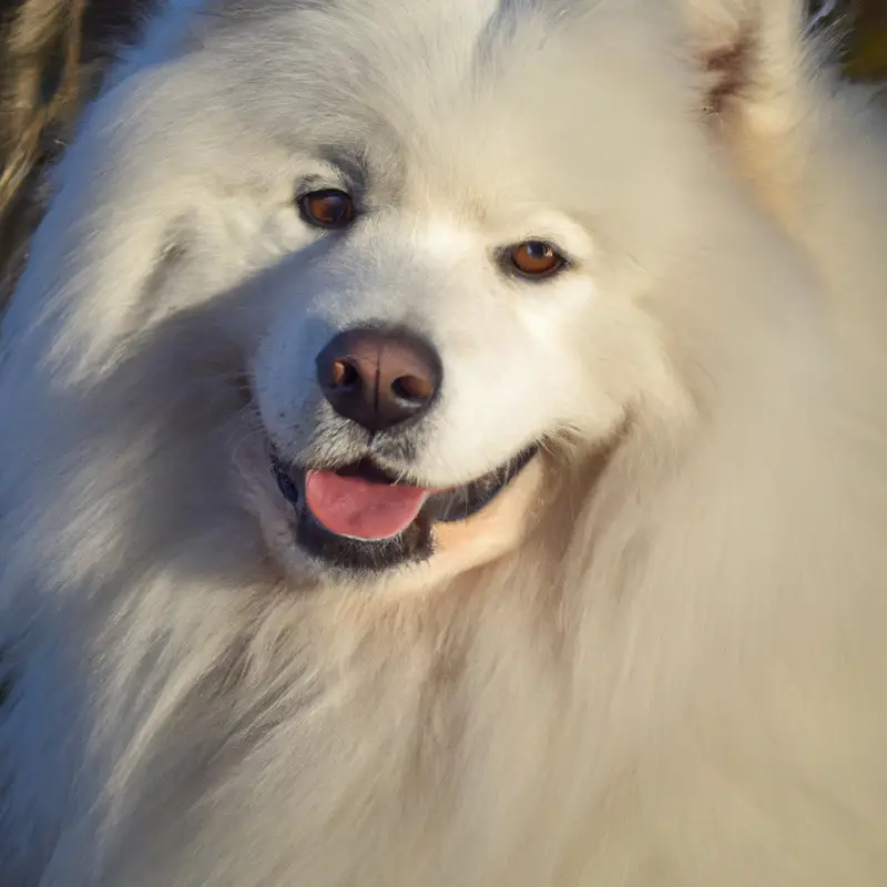 Samoyed Dog Barking.