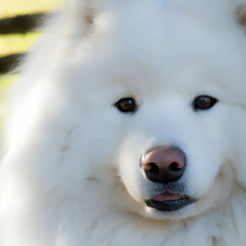 Samoyed carting dog.