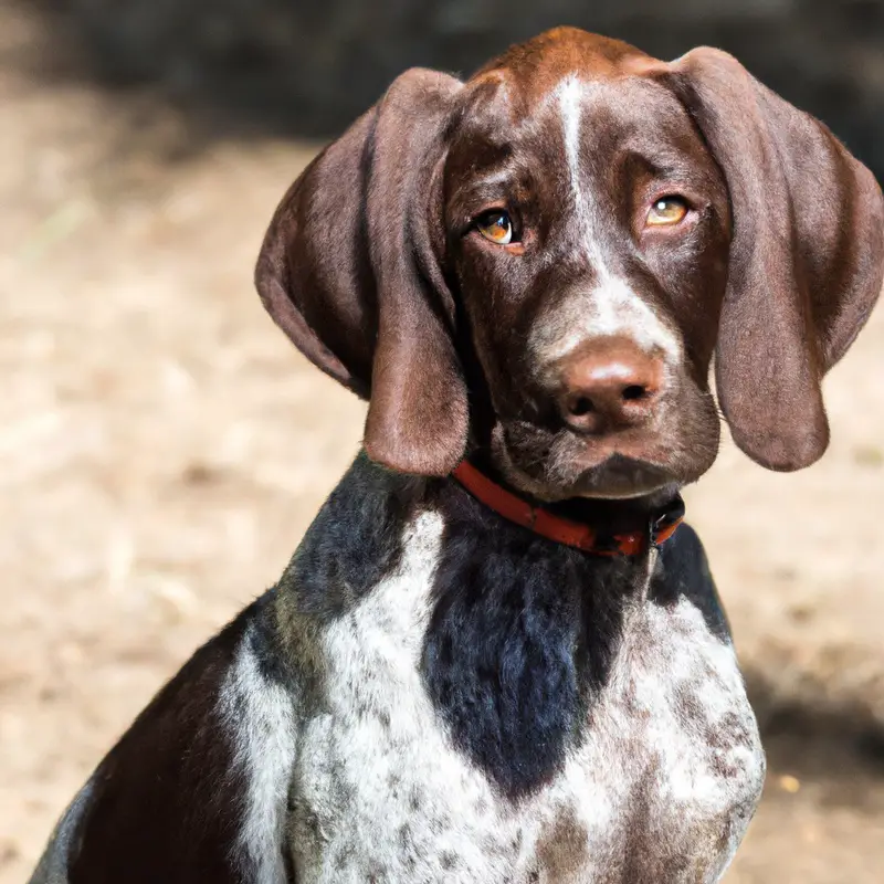 Shorthaired Pointer with Allergies