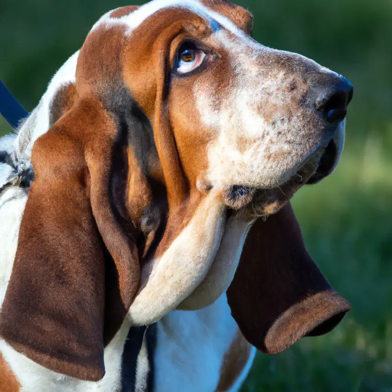 Sleepy Basset Hound.