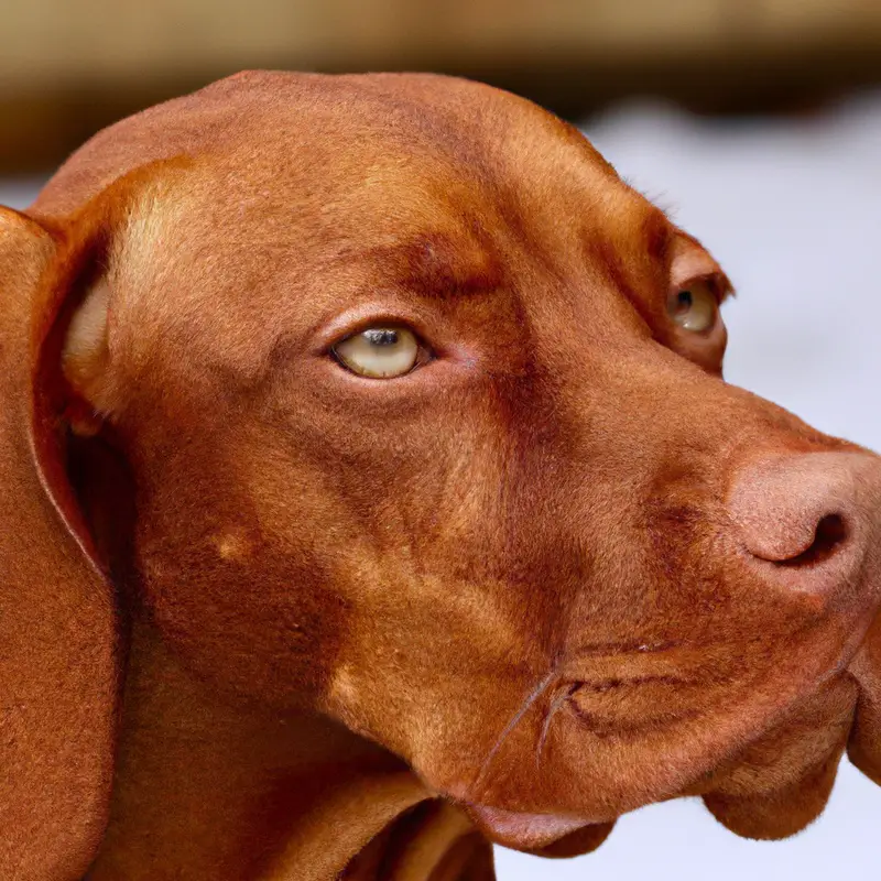 Vizsla and cat sitting together.