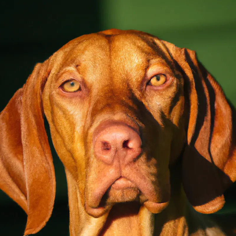 Vizsla playing fetch