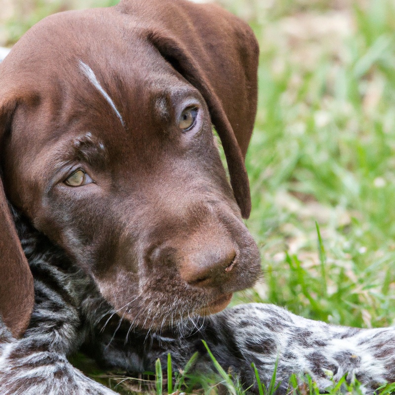 Well-Socialized German Shorthaired Pointer.