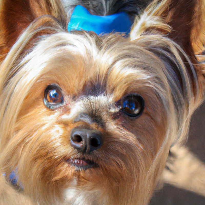 Yorkie competing in lure coursing