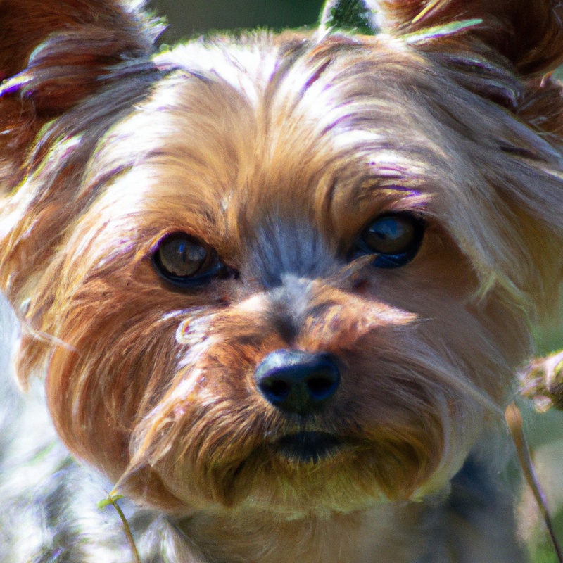 Yorkshire Terrier flyball competitor.
