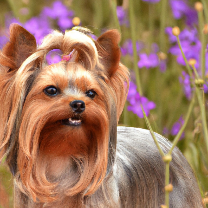 Yorkshire Terrier flyball competitor.