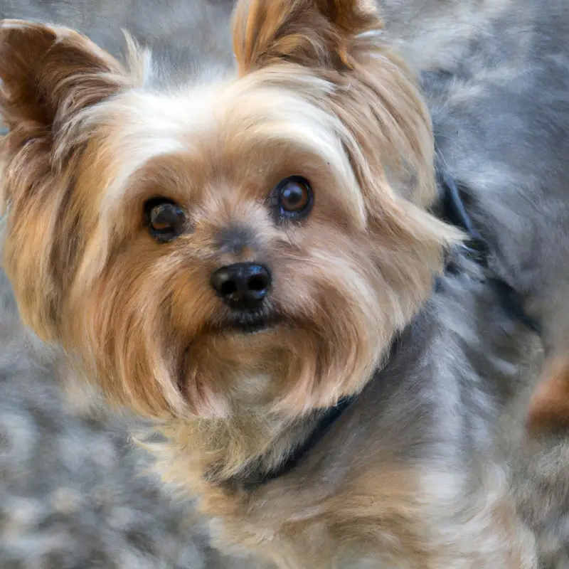 Yorkshire Terrier grooming requirements: Brushed fur.