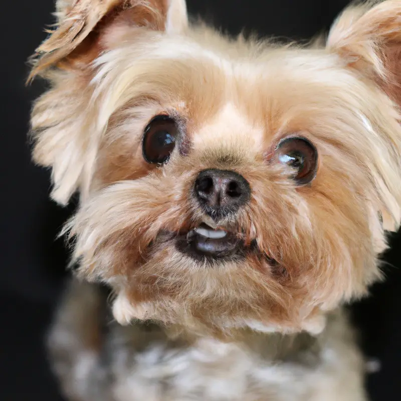 Yorkshire Terrier on treadmill.