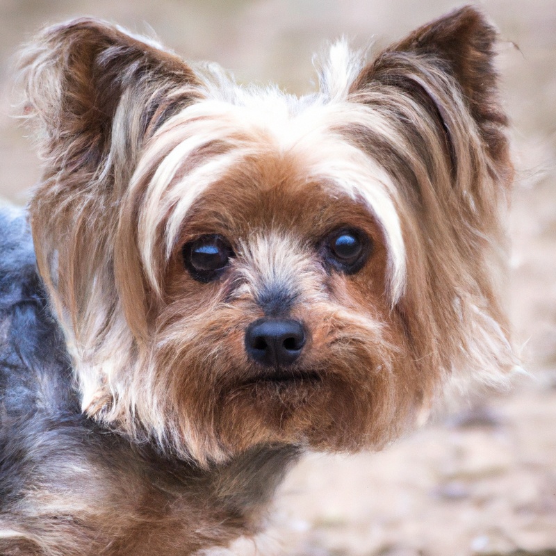 Yorkshire Terrier quietly observing