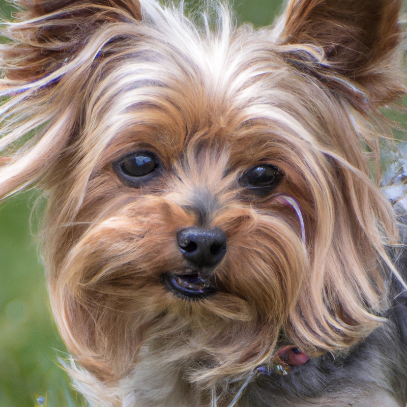 Yorkshire Terrier rally obedience.