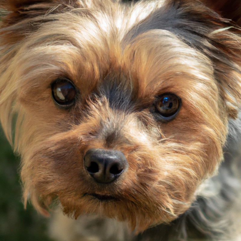 Yorkshire Terrier scent tracking.