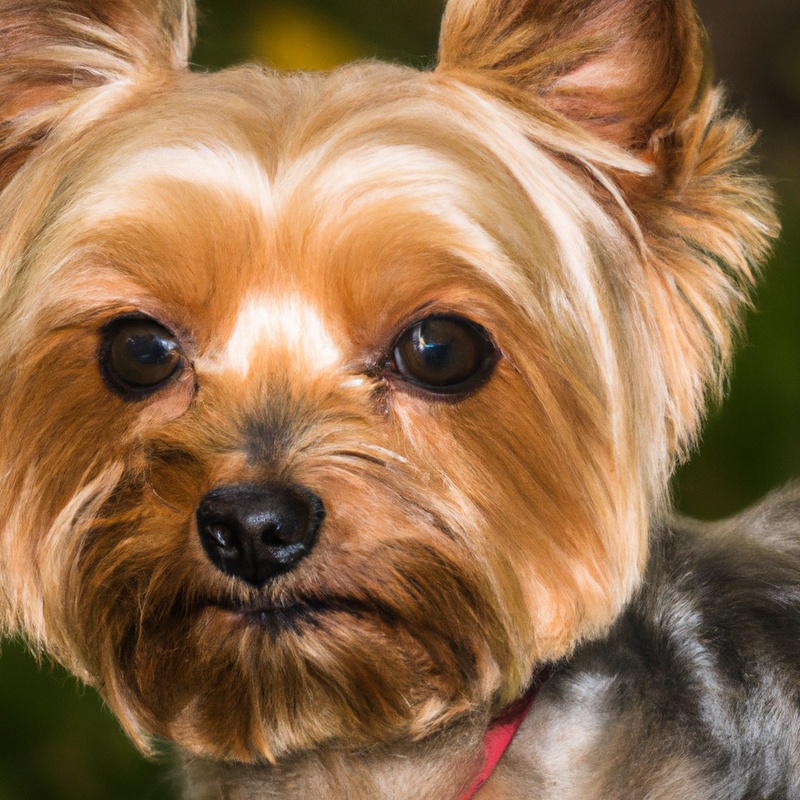 Yorkshire Terrier with toy.