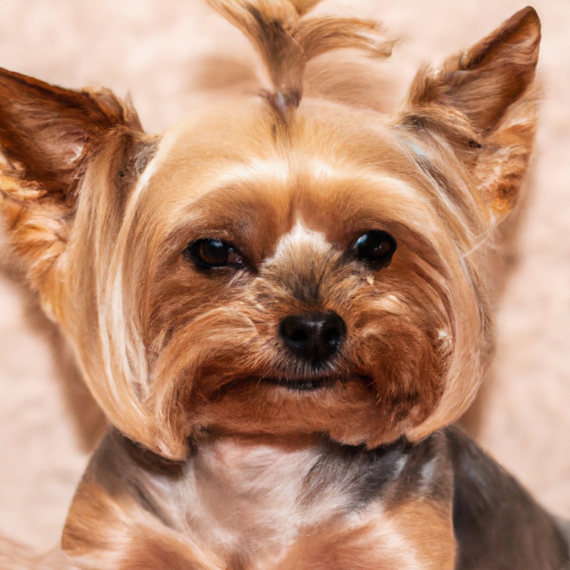 Yorkshire Terrier's smiling mouth