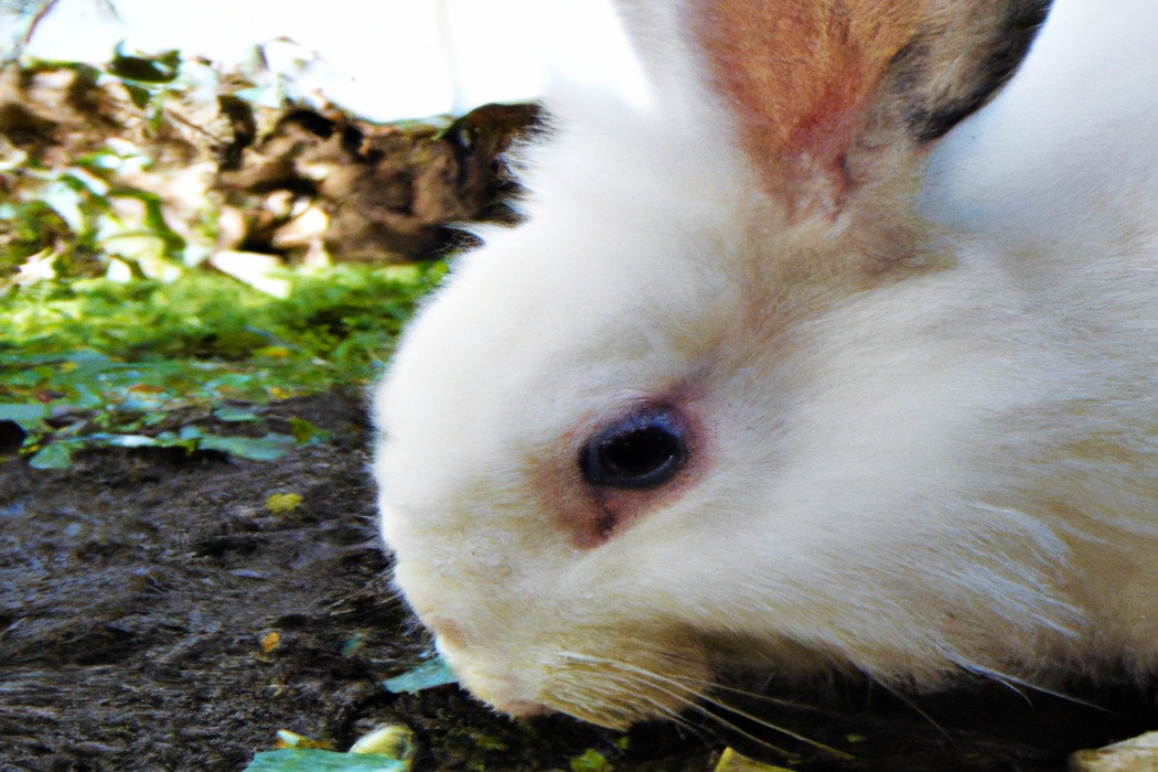 Curious brown bunny.