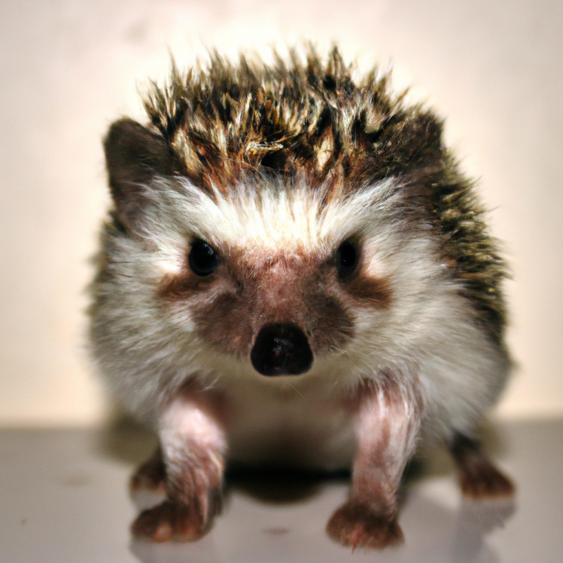 Curious hedgehog.