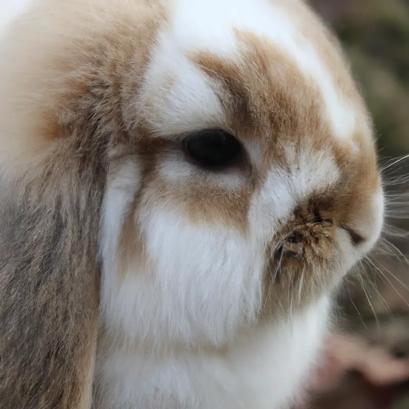 Fluffy rabbit companion.