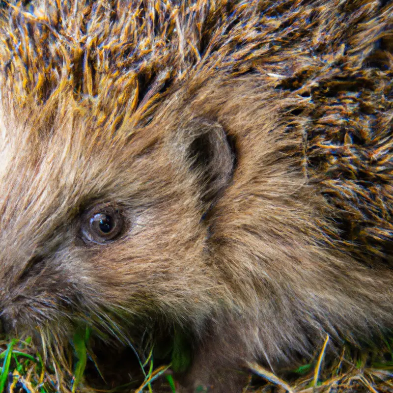 Hedgehog Eating Insects