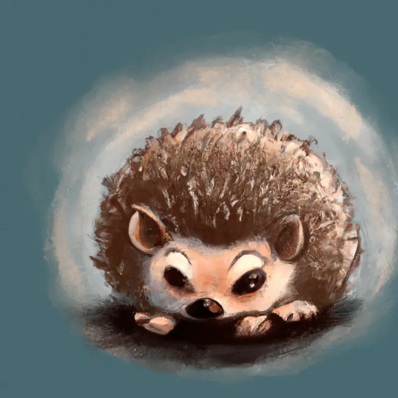 Hedgehog eating insects
