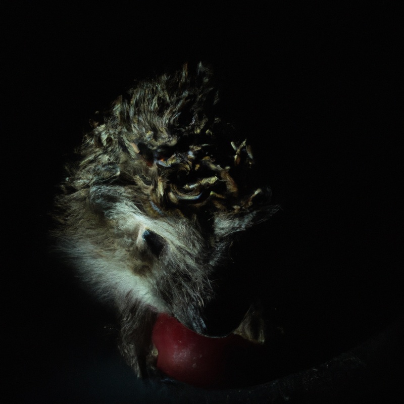 Hedgehog foraging.