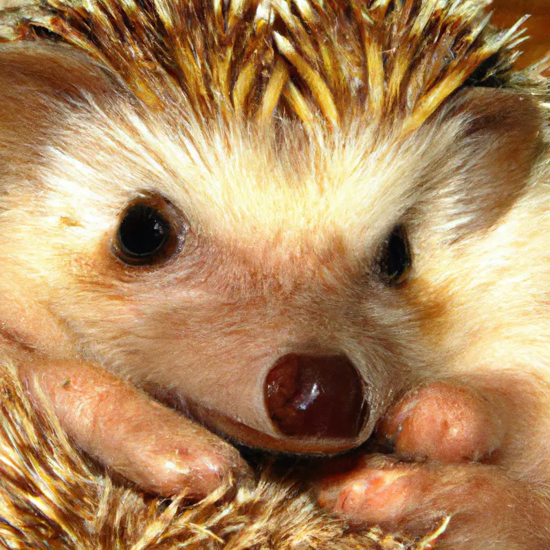 Hedgehog in Nature.