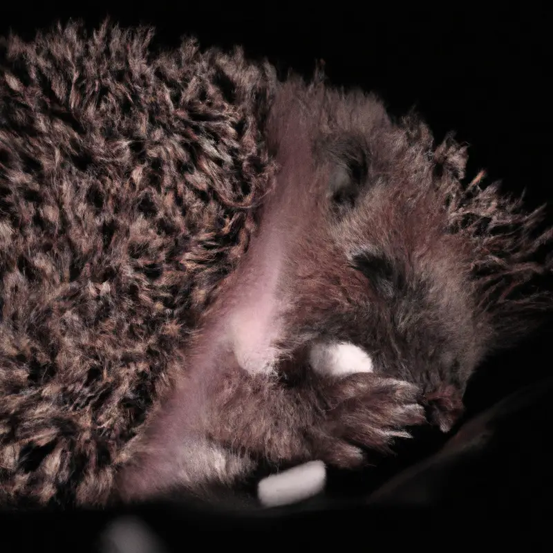 Hedgehog navigating urban