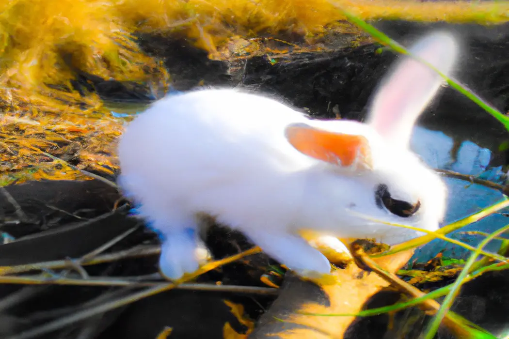 Pregnant Lionhead Rabbit