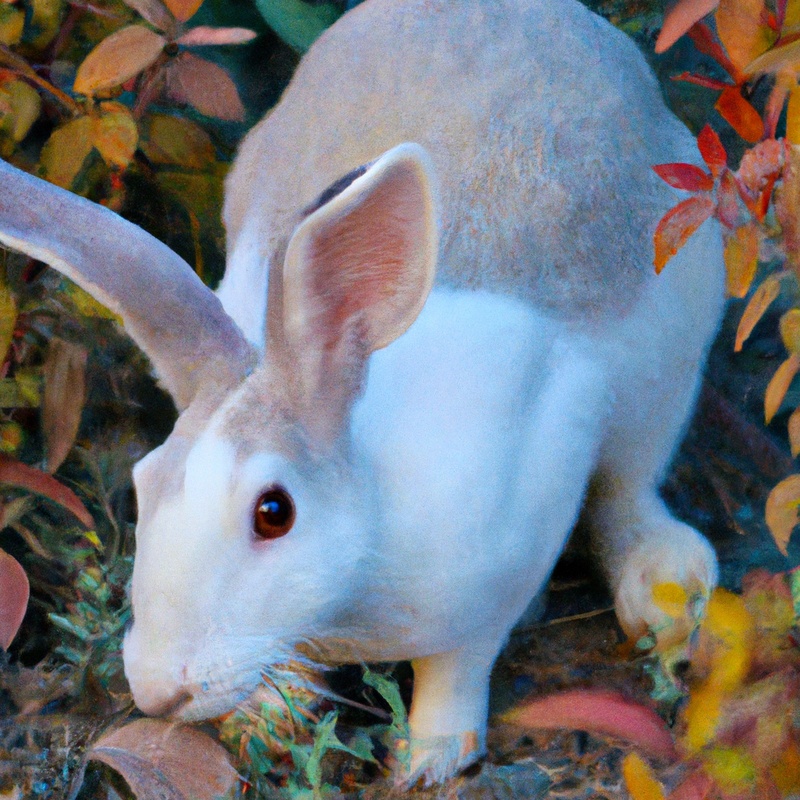 Rabbit Eating Husk