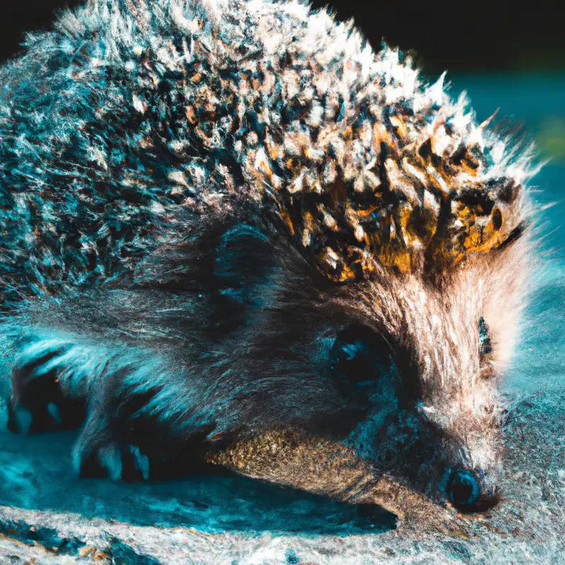 Safe pond for hedgehogs.